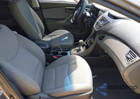 2013 Hyundai Elantra Gls from USA, damaged, VIN 5NPDH4AE4DH417819